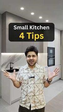 Small किचन में Maximum Storage कैसे बनवाएं l #smallkitchendesign #spacesavingfurniture