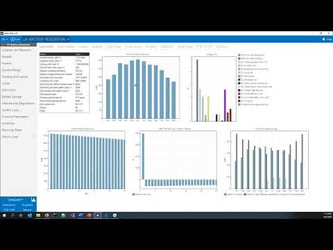 Batteries in SAM 2020.2.29: Behind-the-Meter Systems