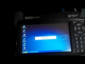 Configuración del OTDR, EXFO FTB-1