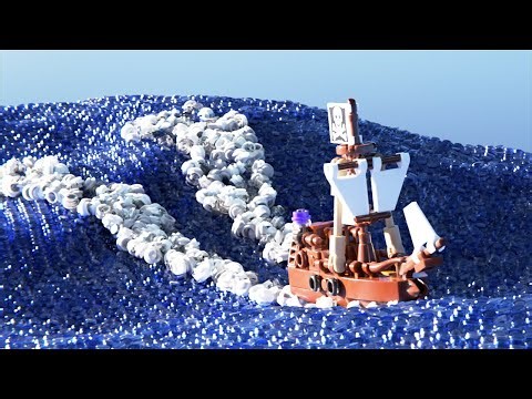 Dynamic LEGO Water with Geometry Nodes