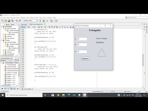 Tipos de Triangulo en Interfaz Gráfica en Java(NetBeans) || Dibujar triángulos con drawPolygon
