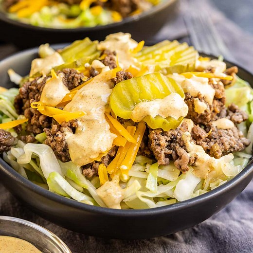 Keto Big Mac Bowl