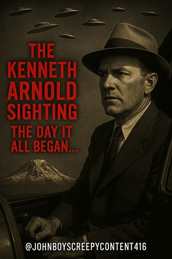 The Kenneth Arnold Sighting — The Day It All Began... June 24th,...
