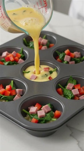 Easy egg cups |Breakfast Egg Muffin
