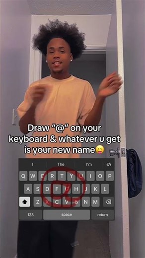DRAW “@“ ON YOUR KEYBOARD AND SEE WHAT U GET😭