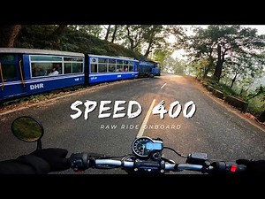 Triumph Speed 400 Raw Exhaust Ride - Pure Raw Ride On-Board | Darjeeling
