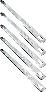 5PCS 1/64 Teaspoon(1/64tsp, 0.08ml, Drop) Single Tiny Measuring Spoon, Small Individual Stainless Steel Measure Spoons Only