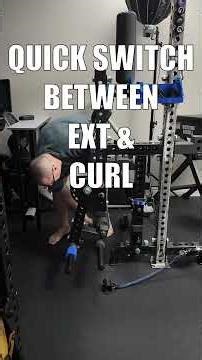 DIY Leg Extension & Curl Tower #homeworkout #garagegym #homefitness