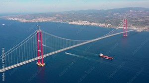 new bridge connecting two continents 1915 canakkale bridge (dardanelles bridge), Canakkale, Turkey