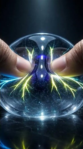 Why does it react before I even touch it?#oddlysatisfying #aliencore #squishy #fyp #shorts