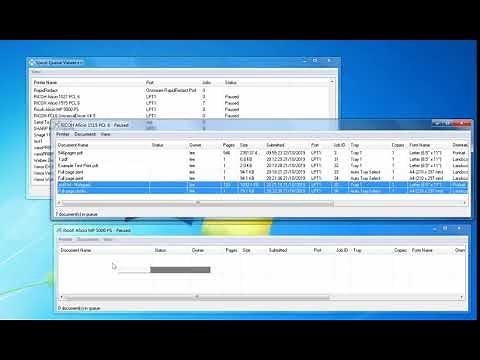 Copy Print Job Files to Another Printer with Spool Queue Viewer++