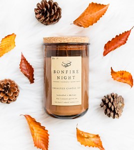 Bonfire Night Candle: Chocolate Marshmallow S'mores Scent - Etsy Canada