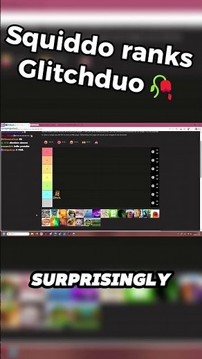 Squiddo Ranks Glitchduo… and Drops LORE 👀#ashswag #glitchduo #minecraft