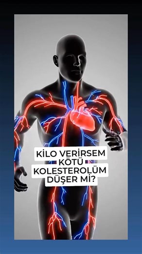 Her 10 kiloda yüzde 15 kolesterol kaybı #sağlık #gerçek