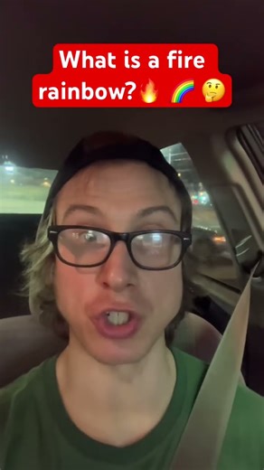 What is a fire rainbow?🔥 🌈 🤔 #funfacts #sciencefacts #interestingfacts #fyp #rainbow #fire #fypシ