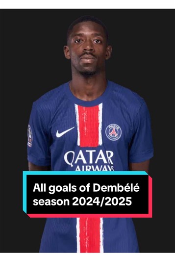 Ousmane Dembélé's Goals for PSG in 2024/2025 Season