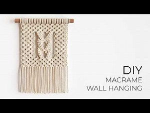 DIY MACRAME WALL HANGING | How to macrame | Step by step tutorial