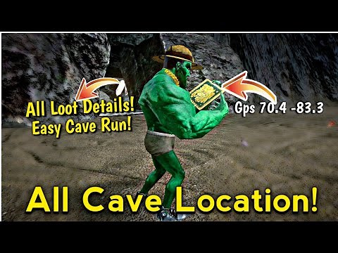 Ark Mobile All Cave Locations *SIX* All Possible Loot Details With Easy Cave Run Complete