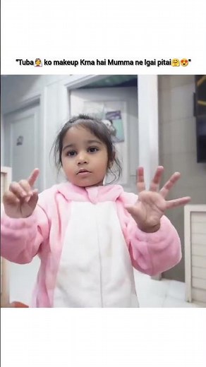 Tuba👰 Ko Krna h Makeup Mumma ne lgai pitai 💄🤗😍 #armaanmalik #payalmalik #kritikamalik #shorts