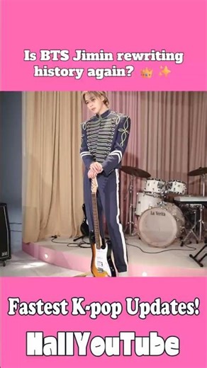 Is BTS Jimin rewriting history again? 👑✨#shorts #Korean_Wave #Hallyu #Kpop_news