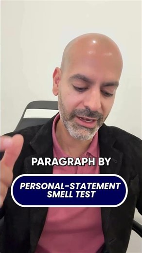Personal-Statement Smell Test