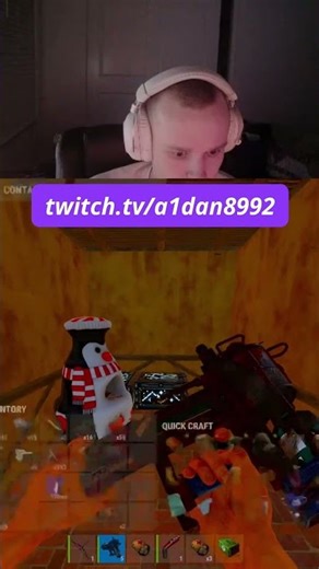 It is too easy to 1v2 with the nailgun! #rust #shorts #rusthighlights #clips