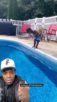 I can't believe this happened to this baby after jumping in a swimming pool