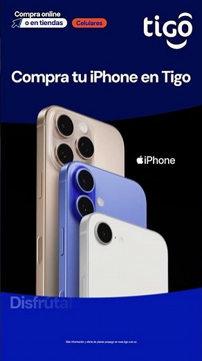 ¡Compra tu iPhone en Tigo!