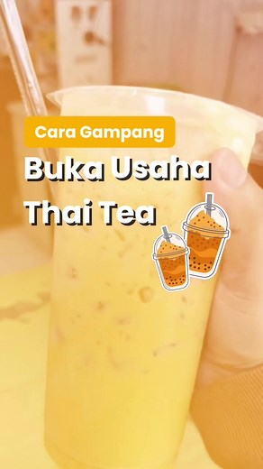 Replying to @Hallobi Buka usaha thai tea tuh gampang kok, apalagi kalau kamu pilih pakai bubuk dari powder dreams. Yuk cobain #bisnisthaitea