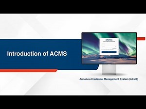 Armatura Credential Management System ACMS Tutorial Introduction of ACMS