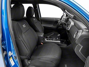 Rough Country Tacoma Neoprene Front and Rear Seat Covers; Black 91031 (16-23 Tacoma Double Cab) - Free Shipping