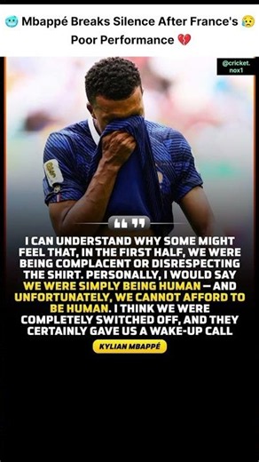 😡 Mbappé Speaks Out! 🔥 #fifa #football #fifaworldcup #kylianmbappe #mbappe #france #messi #fifafinal