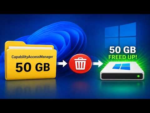 How to Delete CapabilityAccessManager Files on Windows [Free Up Storage]