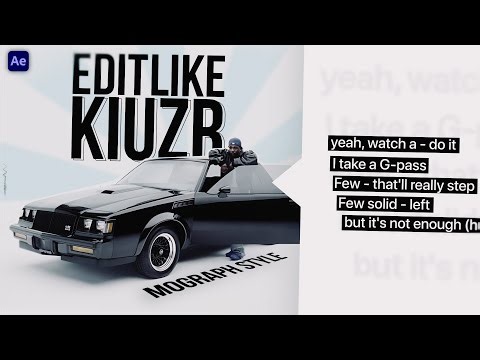 How to Make Kiuzr Viral Mograph Edit | Step by Step in After Effects