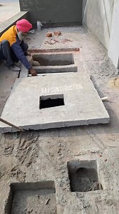 182K views · 348 reactions | An easy way to install a septic tank slab,सेप्टिक टैंक की स्लैब रखने का आसान उपाय | Raj Construction | Facebook