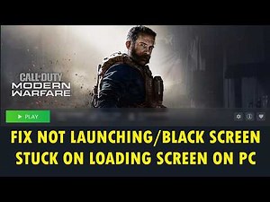 Fix COD Modern Warfare 2019 Not Launching/Not Loading/Black Screen On Steam PC