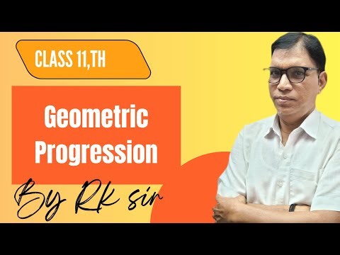 My Broadcast Geometric Progression,| Class 12th | #IIT #jee| Omega Pro Classes |By R.K.Singh Sir
