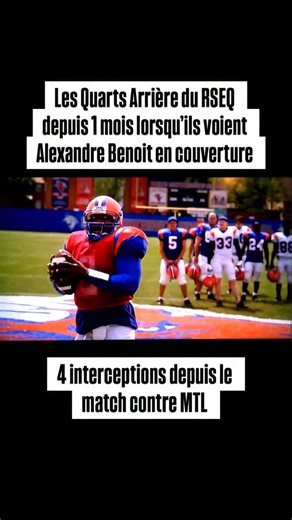 @alex_benoit_1 est sur une séquence folle depuis le match face aux Carabins… Les Quarts lui donne le ballon à profusion 🔥 #québec #quebec #golaval #rougeetor #ftf | MSQ