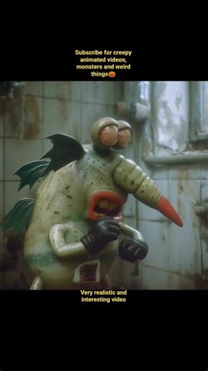 YOU WON'T BELIEVE THIS MONSTER! #monster #creepy #ai #cartoon #animation #shorts #film #horror #fyp