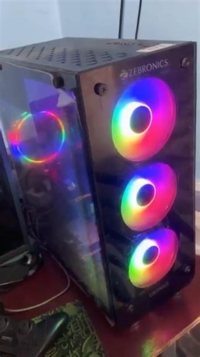 My first inboxing video tornado rgb fan upgrade my pc #shorts #rgbsetup
