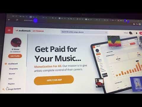 Steps To Monetize Audiomack Account And Make Money From It | Audiomack AMP Application