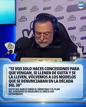 Sietecase habló sobre el Súper RIGI y el plan del Gobierno de regalarle el PAÍS A LOS EXTRANJEROS