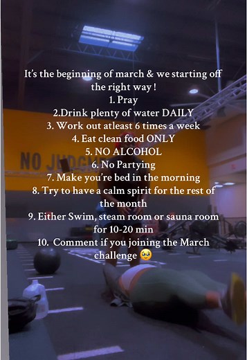 Where is my gym family ? 🥹 tap into the march challenge 💪 3 weeks turns into a habit 🙌 Let’s LOCK IN RIGHT NOW 🔥 ✨