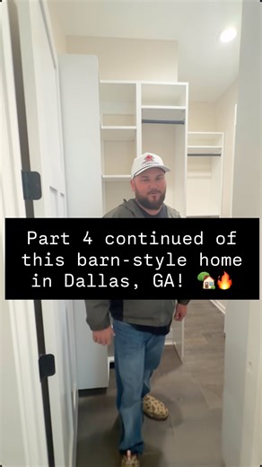 104 reactions | Part 4 continued of this barn-style home in Dallas, GA!  We’re still in the master suite, showing off more of the space and how it’s all coming together. This room is going to be something special once it’s finished.  #CustomHome #DreamHome #HomeDesign #NewConstruction #CustomBuild #HouseGoals #HomeInspiration | C&B Construction Group | Facebook