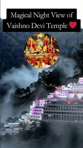 Magical Night View of Vaishno Devi Temple | Divine Darshan