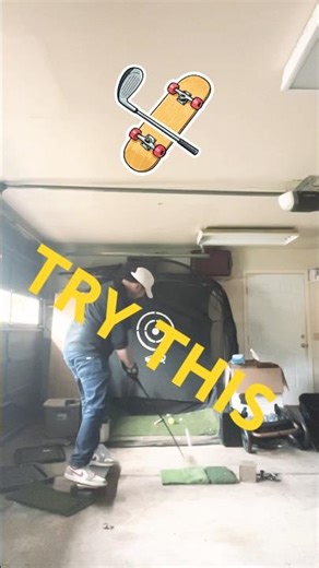 The Craziest Golf Drill I’ve Ever Tried (Skateboard Swing) after 20+ years of golfing 😜🛹🤗