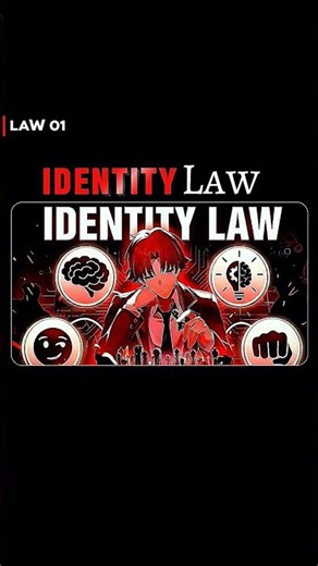 “Identity Law: Change your self-image, change your entire fate 🧠” #identitylaw