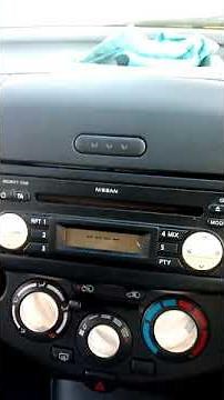 Nissan Micra no radio code: No problem.!
