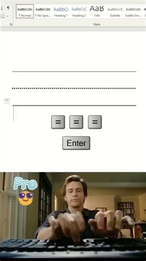 Draw these stylish lines using ms word magic trick#excel #thuthuatpc
