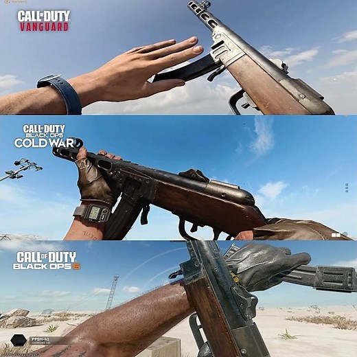 PPSh41 smg different reload animation in cod👀